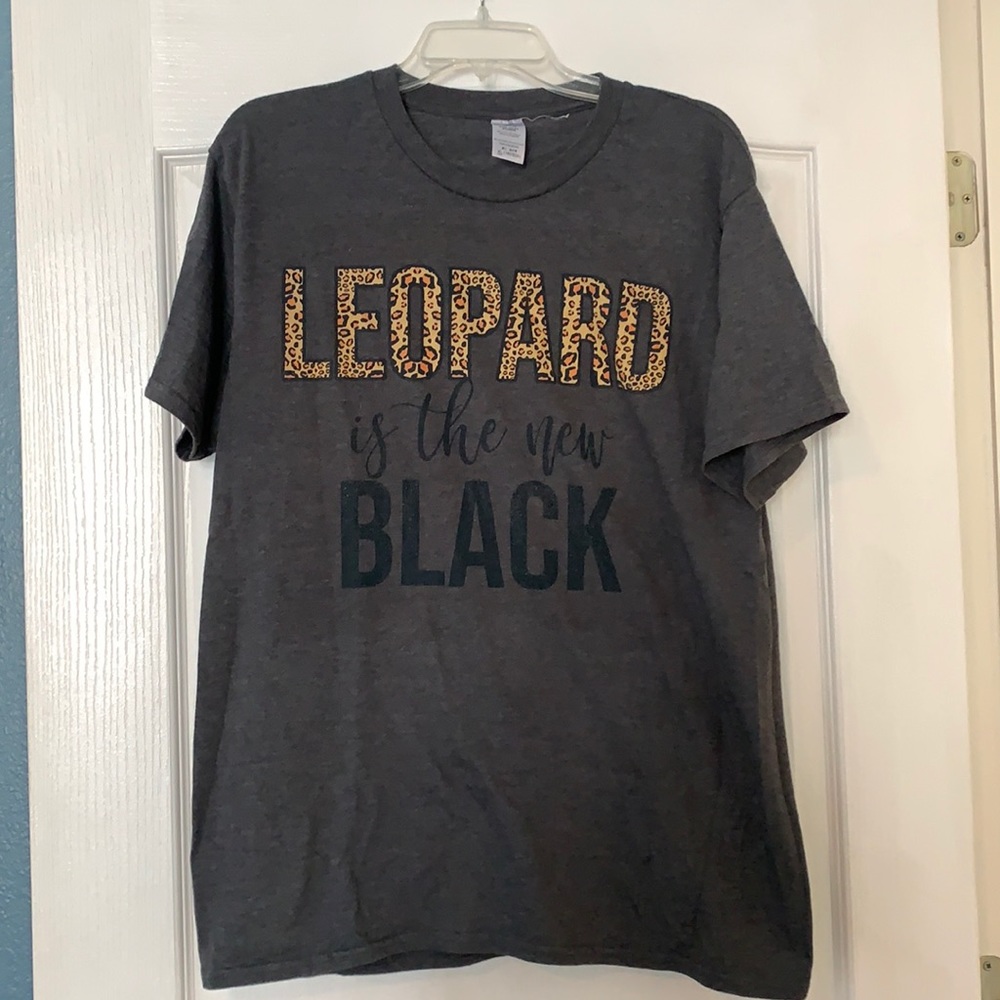 Leopard is the New Black Tee